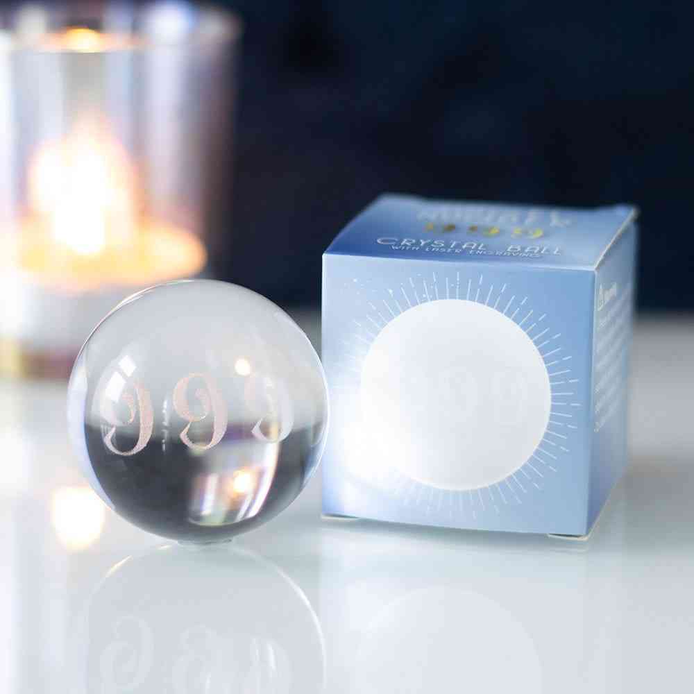 Something Different - 999 Angel Number Crystal ball - Transparent